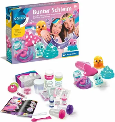 Produktbild von Clementoni BUNTER SCHLEIM, Bastelset für Kinder, 8 Jahr(e)