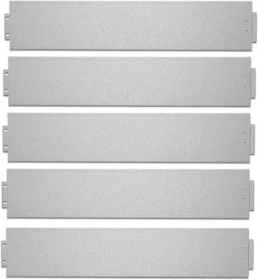 Obrázok produktu pre Záhradný plot – flexibilný – 5 x 100 x 15 cm – pozinkovaná oceľ – strieborný