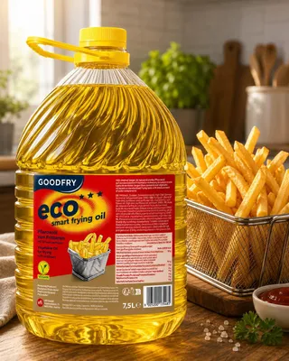 Produktbild von Frittieröl Goodfry Eco 7,5l PET Long Life zum Frittieren mit Schaumverhüter | Smart 3x länger frittieren
