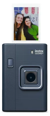 Produktbild von Fujifilm Instax mini LiPlay+ - Midnight Blue, 1/5", 2560 x 1920 Pixel, 62 x 46 mm, CMOS, Navy, 23 mm