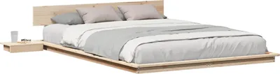 Obrázek produktu pro Rám postele Hnědá 140 x 200 cm dřevo