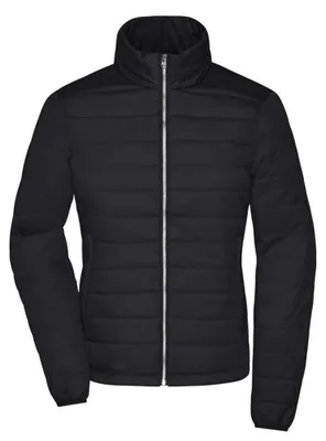 Produktbild von James and Nicholson - Steppjacke für Damen LT2369 (S) (Schwarz)