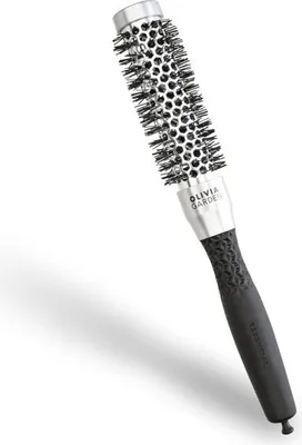 Produktbild von Olivia Garden Essential Blowout - Silberne Haarbürste 25 mm