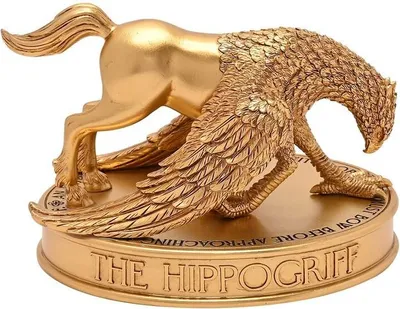 Produktbild von Harry Potter Statue  Buckbeak goldfarben Standard