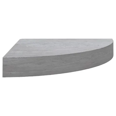 Produktbild von Eck-Schweberegal Betongrau 35x35x3,8 cm MDF