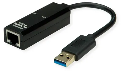 Immagine prodotto di Convertitore VALUE da USB 3.2 Gen 1 a Gigabit Ethernet