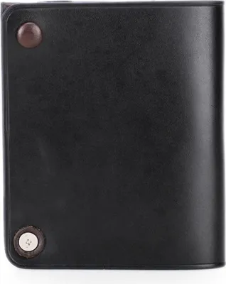 Image de INF Portefeuille Porte-Cartes en Cuir Synthétique Noir avec Multiples Fentes