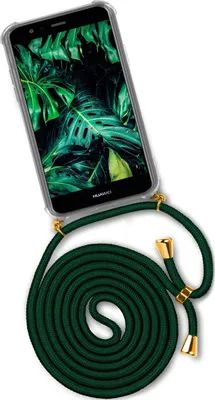 Produktbild von TWIST-Case + TWIST-Cord für Huawei P10 Lite, Farbe:Deepest Jungle (Gold)