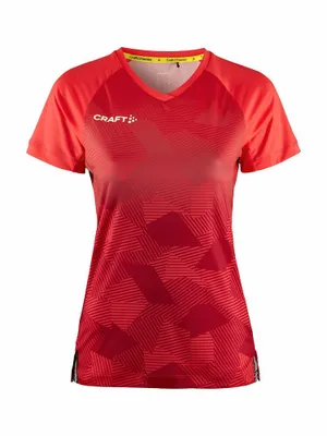 Produktbild von Craft Premier Fade Trikot Kurzarm Damen - Neonrot