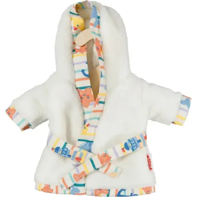Image de Peignoir pour poupée « Ahoi » blanc, taille 35-45 cm
