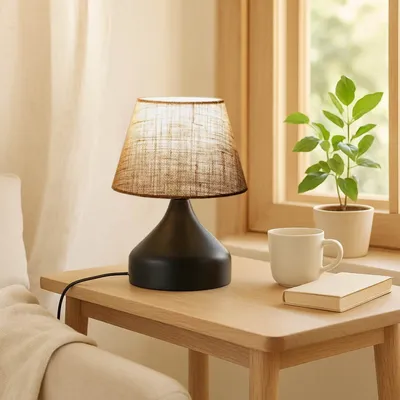Image de Opviq, AYD-3124, lampes de table, crème, métal, 22 x 14 x 30 cm