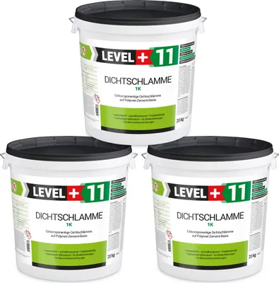 Produktbild von Dichtschlämme 1K Balkon Trockener 60Kg Keller Terrasse Dusche Bad Aussen L+11