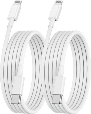Produktbild von Ladekabel für iPhone Lightning 1M/2M – USB-A oder USB-C bis iPhone 14 – Typ- C zu Lightning 2 Meter / 2 Pack