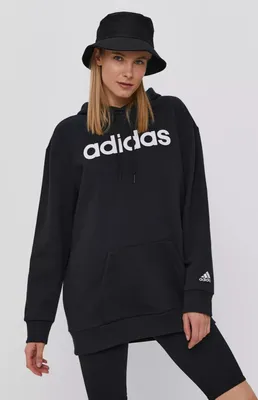 Image de Adidas W Lin Ov Fl Hd Noir/Blanc S