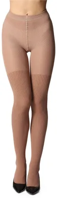 Produktbild von Bellivalini Damen Strumpfhose aus Baumwolle BLV-1116 (Beige, M) .
