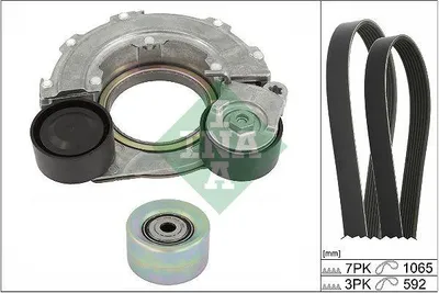 Produktbild von INA 529 0560 10 Keilrippenriemensatz für HYUNDAI Kona (OS)