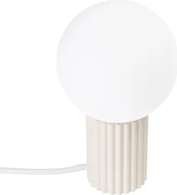 Produktbild von Tischlampe HALO beige 1xG9 8W Aluminium/Glas 19x12x12cm Sollux Lighting