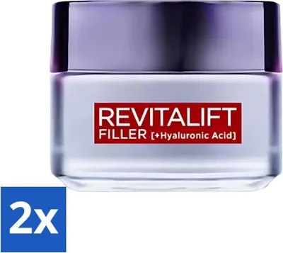 Produktbild von L'Oréal Revitalift Filler Tagescreme 50 ml - Vorteilspack - 2 Stücke