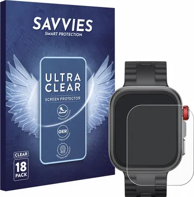 Produktbild von 18x Für Huawei Watch Fit 4 Pro Schutzfolie Savvies Displayschutz Display Schutz Folie Klar Transparent
