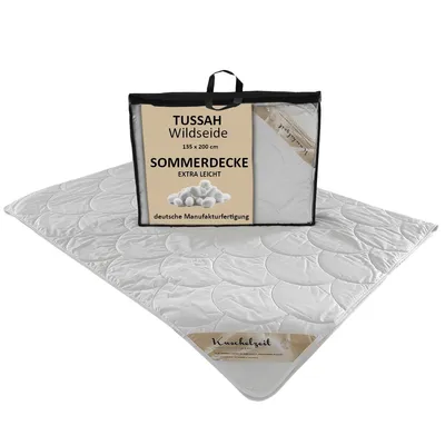 Produktbild von Wildseide extra leichte Sommerdecke Kuschelzeit in 135x200 cm 100% Seide