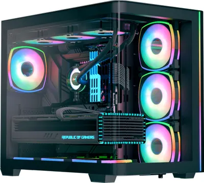 Obrázok produktu pre AEROCOOL ADVANCED TECHNOLOGIES P500C EVO-G-BK-v1 schwarz Tempered Glass x 2
