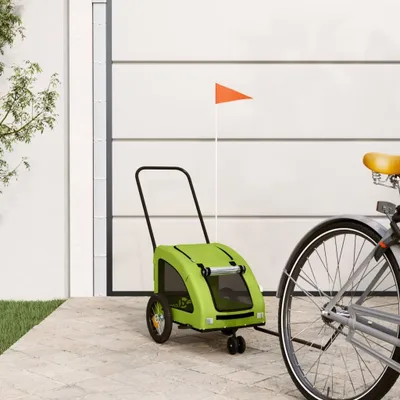 Produktbild von "2026 Promotion" Fahrradanhänger Hunde Grün Oxford-Gewebe und Eisen - Fahrradanhänger CC32707