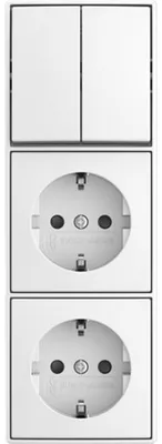 Immagine prodotto di Interruttore combinato Busch-Jaeger, modello 2601/5/20/2 EAPBJ524, interruttore
