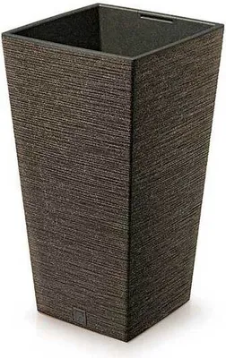 Zdjęcie produktu dla Doniczka Furu Square ECO Wood Biały, Średnica: 395  [mm]