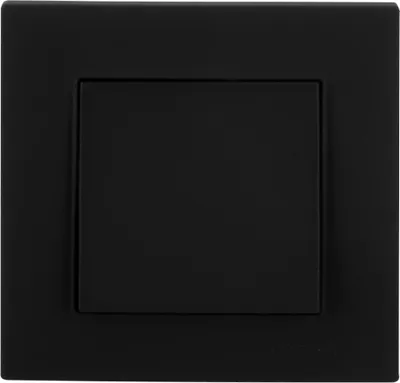 Productafbeelding van RITA enkeldrukknoppen, zwart, met frame