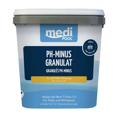 Immagine prodotto di mediPOOL Abbassatore di pH, pH-Minus in granuli 5 kg