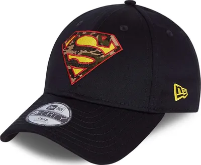 Produktbild von New Era 9Forty Kinder Cap - Infill SUPERMAN schwarz - Youth