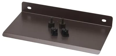 Produktbild von FibroTech Regal Klein, 19,4×11×2,4 cm, Stahlbraun, Stahl, für Akustikpaneele