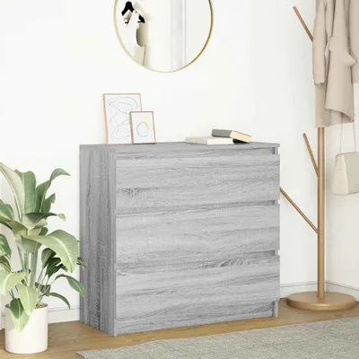 Obrázek produktu pro vidaXL Příborník Grey Sonoma 80x35x76 cm Materiál na bázi dřeva