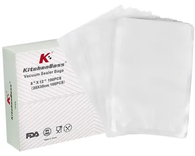 Produktbild von KitchenBoss Vakuumierbeutel Vakuumbeutel-Lebensmittel Vakumierfolienrollen Vakuu