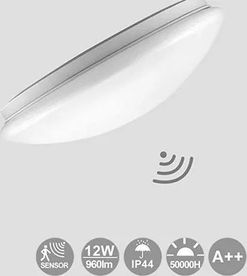Immagine prodotto di SWANEW LED plafoniera Lampada da soffitto Soggiorno Luce da bagno Soggiorno 18W Bianco neutro