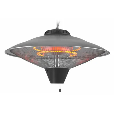 Zdjęcie produktu dla Eurom Partytent heater 2100, Włókno węglowe, IP24, Wewnętrzna, Sufit, Czarny, Metal