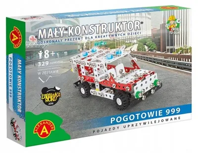 Produktbild von Alexander Rettungswagen Metallbaukasten Lernspielzeug für Kinder