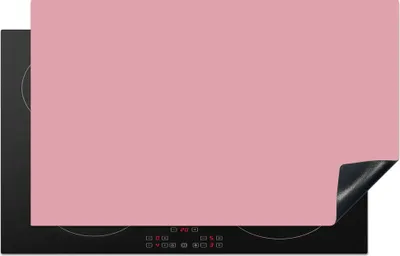 Produktbild von KitchenYeah© Herdabdeckplatte Rosa - Farben - Innenraum - Einfarbig - Farbe , 83x51cm, Küche Deko, Glaskeramikkochfeld Herdabdeckung, Abdeckplatte fùr Kochfeld
