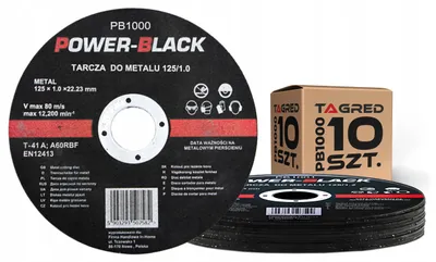Produktbild von Power-Black Trennscheibe PB1000 125mm 1mm für Metall Stahl