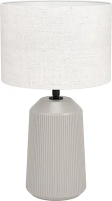 Imagen del producto de EGLO Capalbio, arena, blanco, cerámica, textil, dormitorio, pasillo, comedor, vestíbulo, hotel, cocina, sala de estar, IP20, Clase II, E27