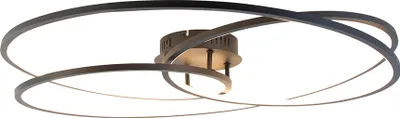 Zdjęcie produktu dla Lampa sufitowa czarna 78 cm z wbudowanym LED 3-stopniowy ściemniacz - Rowin