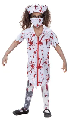 Image de Omgoods - Ensemble costume pour filles, idéal pour Halloween, comprenant une robe et un masque