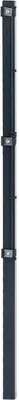 Produktbild von Pfosten für Doppelstabmattenzaun 130 cm RAL 7016 Gartenzaun Stabmattenzaun
