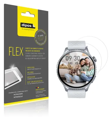Immagine prodotto di 2x Pellicola protettiva per NONGAMX MT80003sl, rivestimento al 100%, Protezione dipos Flex