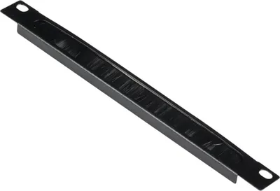 Produktbild von Equip 10" Kabeldurchführung mit Bürsteneinsatz. 1U schwarz