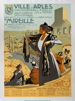 Obrázek produktu pro Arles Mireille – LEO LELEE – Litografie – 60 x 80 cm Plakát