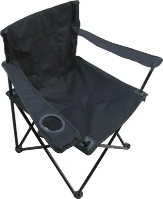 Produktbild von TrendLine Campingstuhl mit Armlehne schwarz