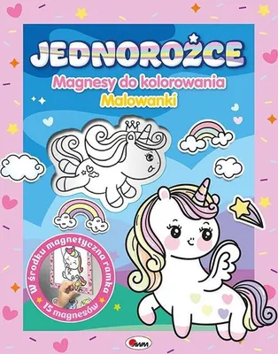 Produktbild von Magnesy do kolorowania Jednorozce