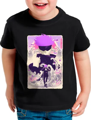 Produktbild von BaumwolleCloud Satoru Art Kinder T-Shirt  anime japan manga