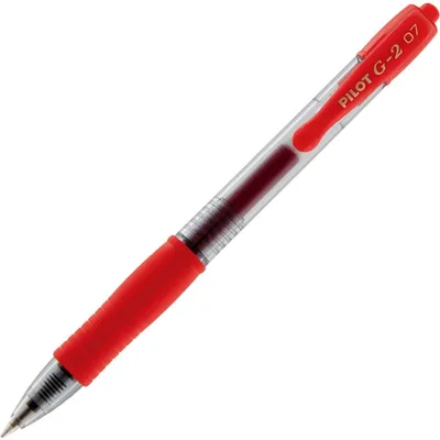 Immagine prodotto di Pilot G-2 Penna A Sfera Roller Gel A Scatto BL-G2-7 Punta 0,7 Mm Rosso - Confezione Da 12 Pezzi
